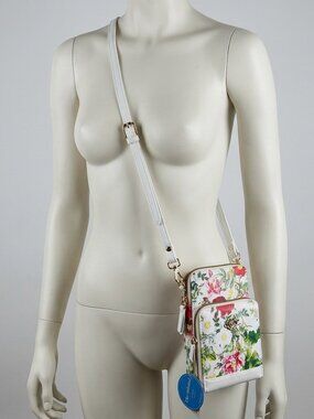 Floral Crossbody bag Ckic Unlimited Small, Multi-Compartment Vintage